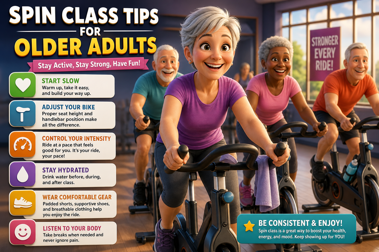 Spin Class Tips