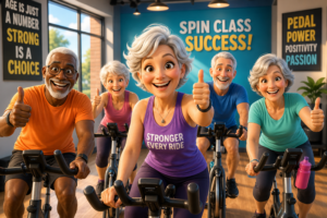 Spin Class Success for Older Adults